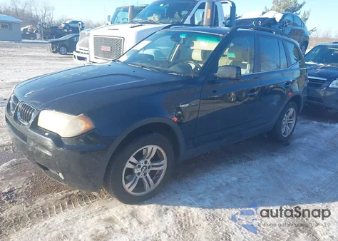 2006 BMW X3 3.0I from USA, damaged, VIN WBXPA93466WG91397